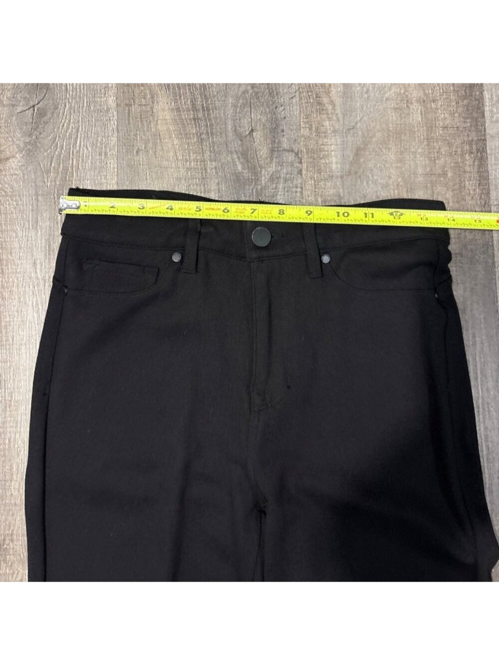 Eva Longoria Skinny Pants Womens Jeggings Slim Black Stretchy Jeans High Rise 10 - Picture 8 of 16